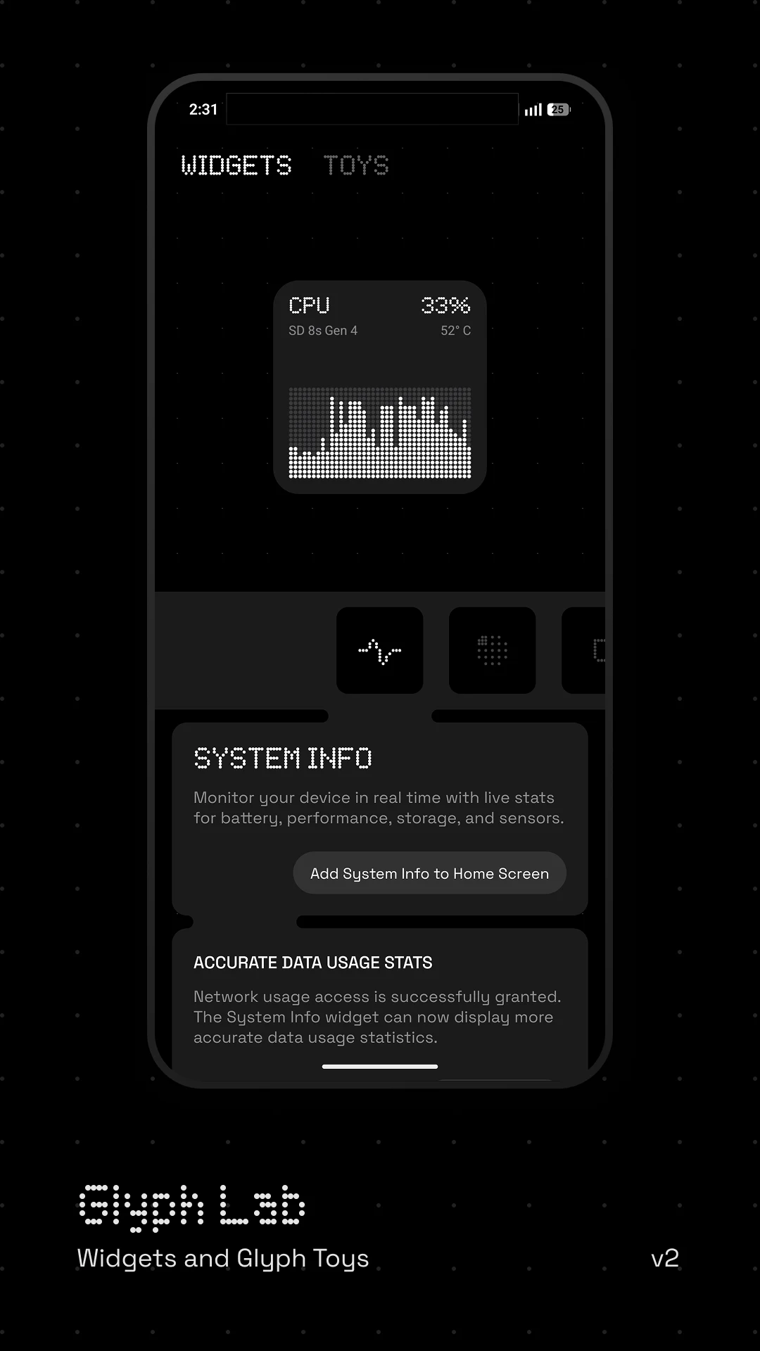 Glyph Lab -Widgets, Glyph Toys screenshot